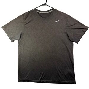 Nike Dri-FIT Mens XL Gray Heather Training T-Shirt 71642-033 Short Sleeve